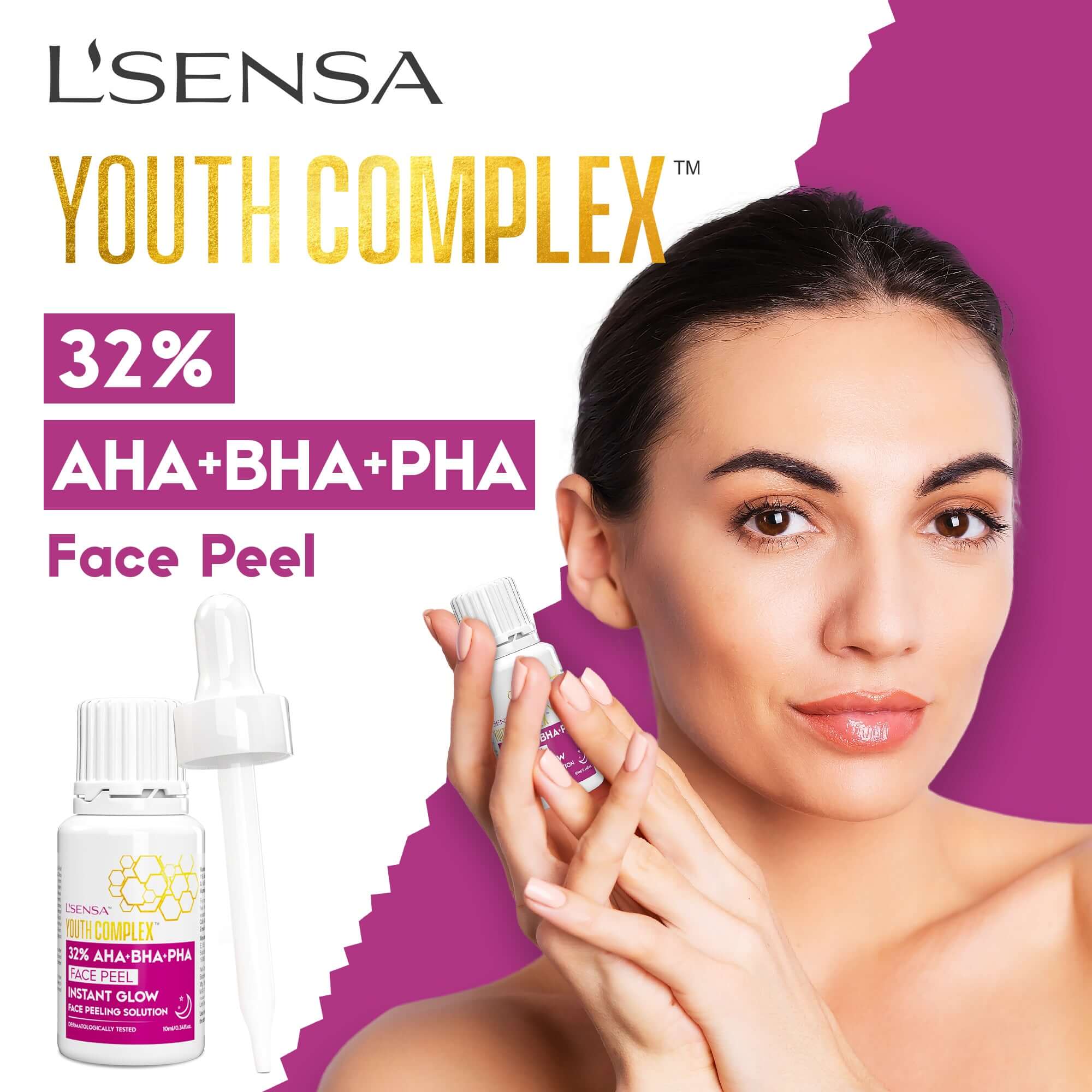 INSTANT GLOW | 32% AHA+BHA+PHA Serum | 10ml