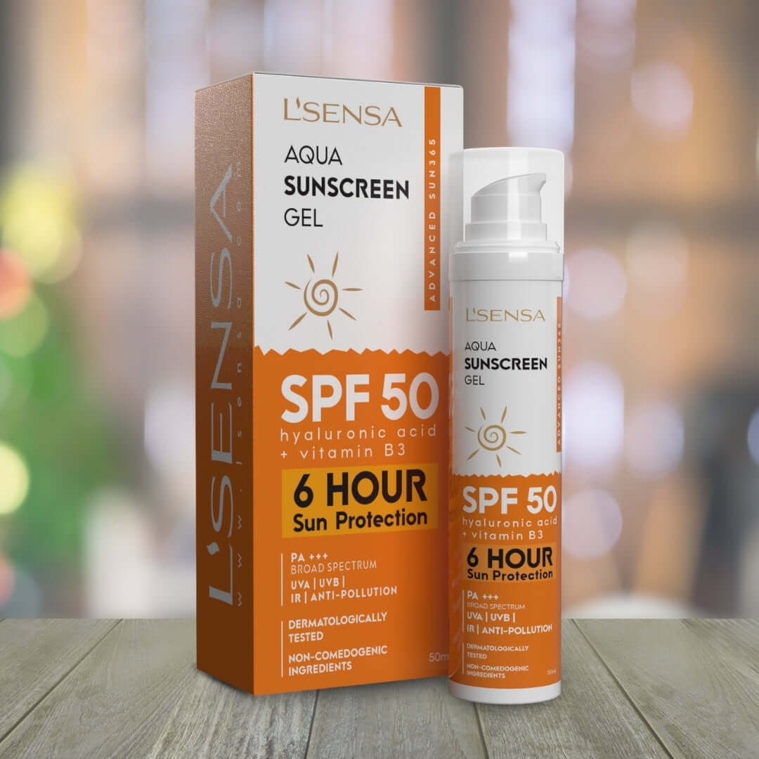 SUNSCREEN SPF 50 - ANTI-AGING & ANTI-TAN (SKIN LIGHTENING) WITH HYALURONIC ACID