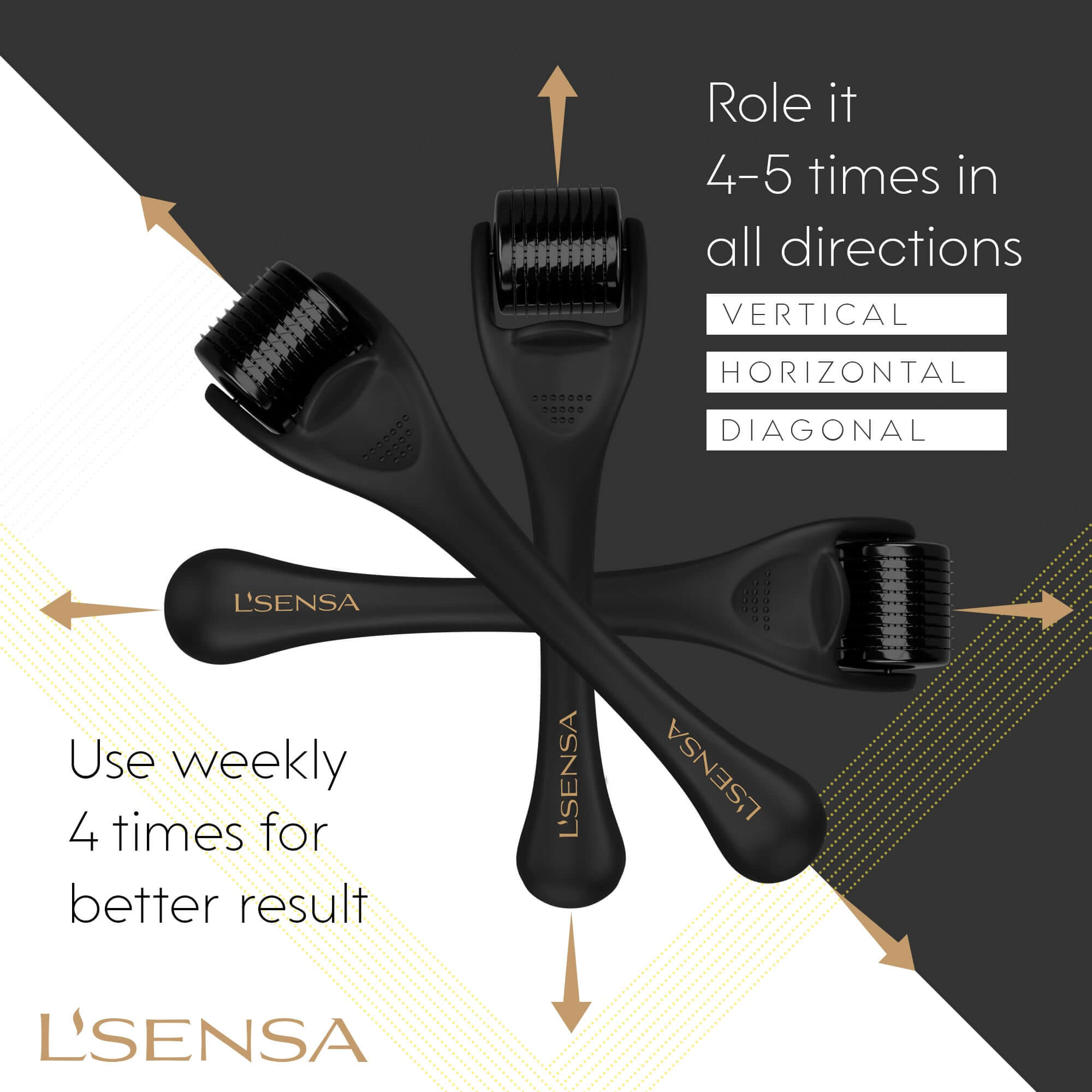 HAIR REGROWTH - DERMA ROLLER 0.5mm