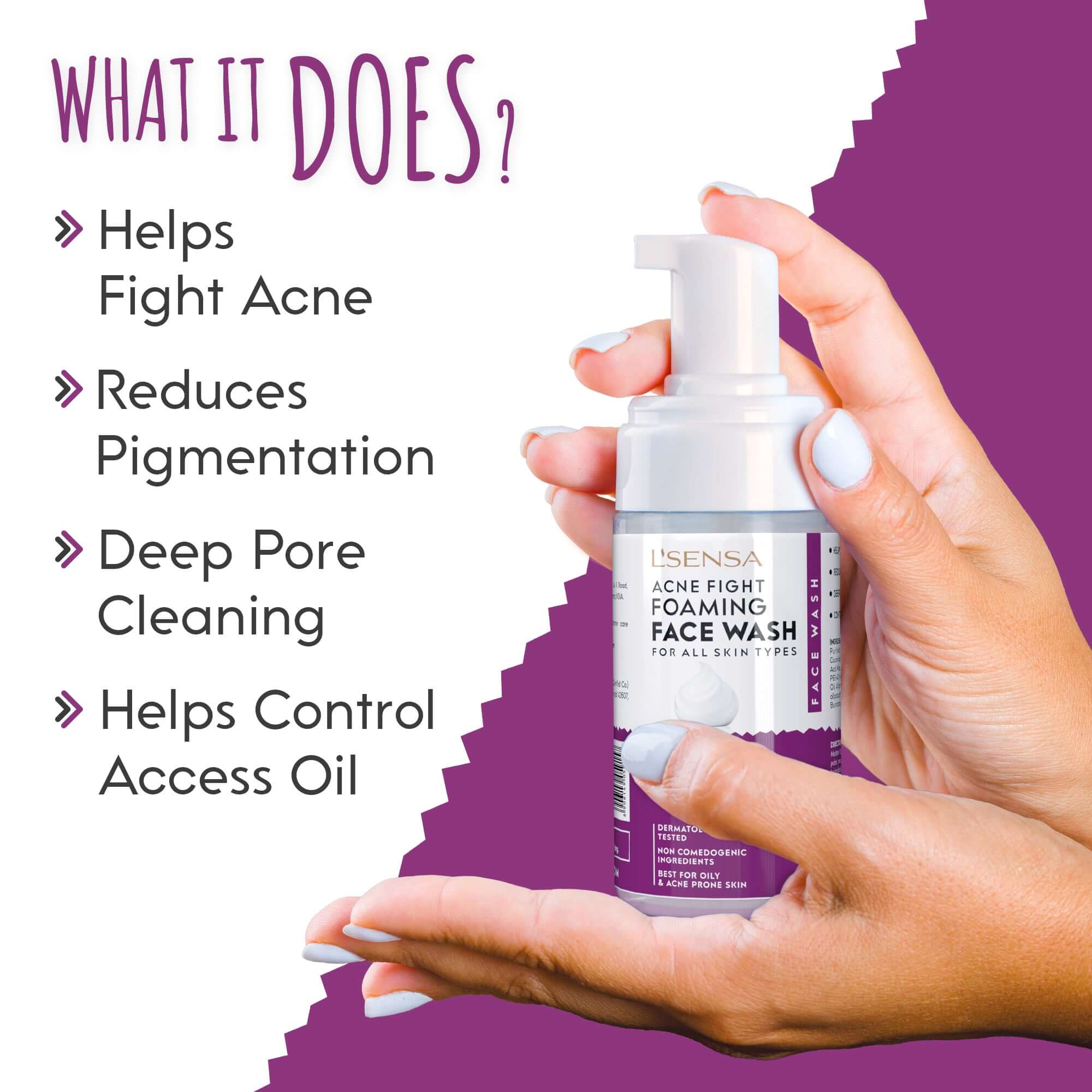 ANTI-ACNE FOAMING FACE-WASH