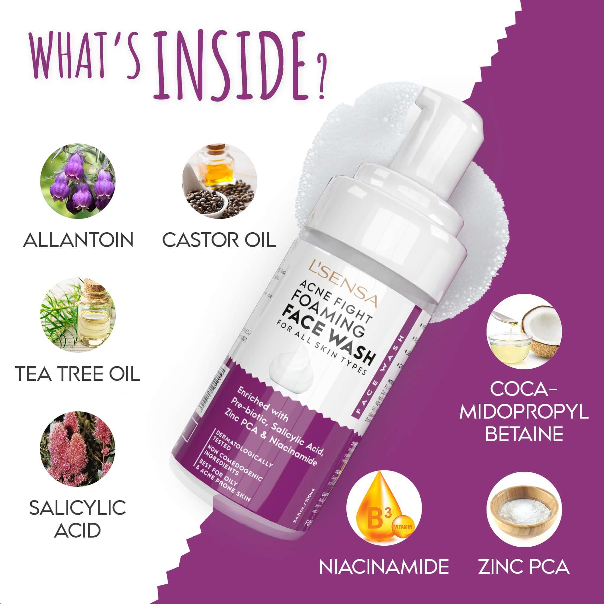 ANTI-ACNE FOAMING FACE-WASH
