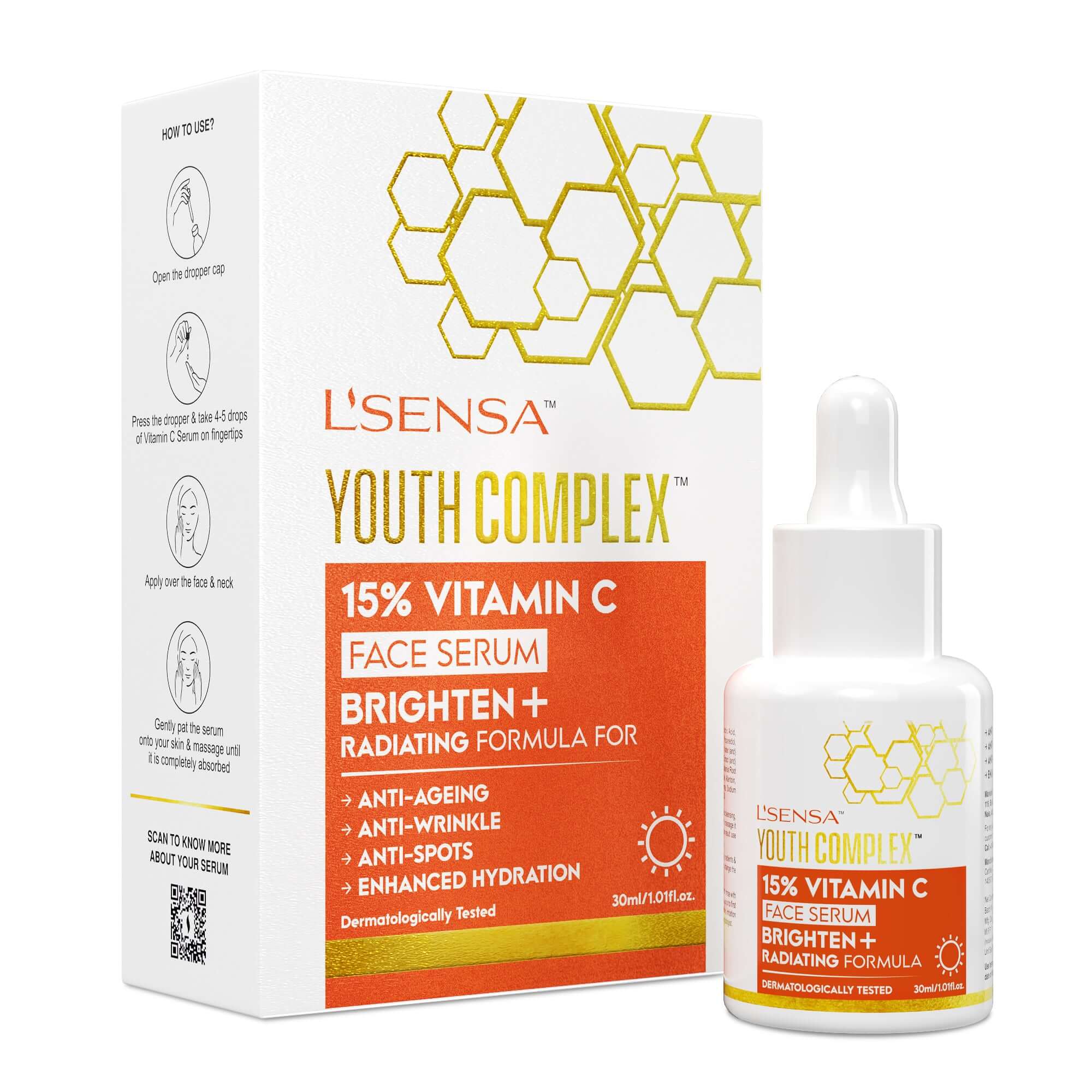SKIN BRITENING & RADIATION | 15% VITAMIN C SERUM | 30ml
